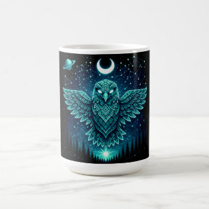 Caneca De Café Águia Celestial – Galáxia da Liberdade da Vida Sel