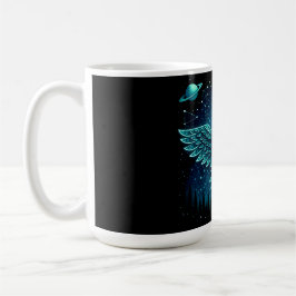Caneca De Café Águia Celestial – Galáxia da Liberdade da Vida Sel