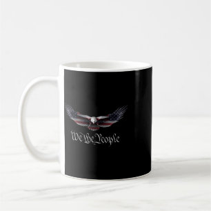 Caneca De Café Águia da Liberdade Patriota Americana Bandeira dos