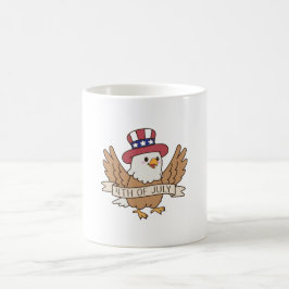 Caneca De Café Águia de 4 de Julho