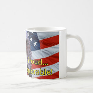CANECA DE CAFÉ ÁGUIA DEPLORÀVEL ORGULHOSA DE SER DEPLORÁVEL!