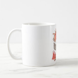 Caneca De Café Águia Fogo
