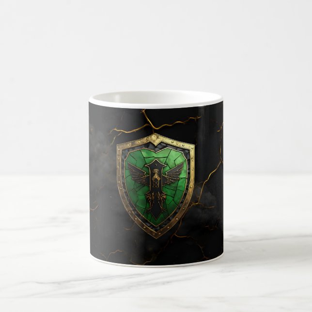 Caneca De Café Águia Guardiã Esmeralda Fantasia  (Centro)