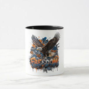 Caneca de Café Águia Majestosa Caneca de Arte de