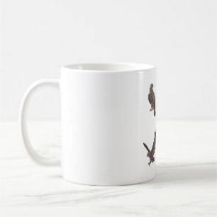 Caneca De Café Águia-ouro-branca Delight � Arte Animal