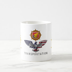 Caneca De Café Águia Personalizada Veterano do Corpo de Transport
