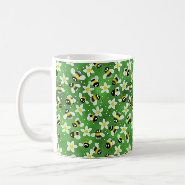 Caneca De Café Agulha De Café De Bozelas (Verde-Garrafa) (Esquerda)