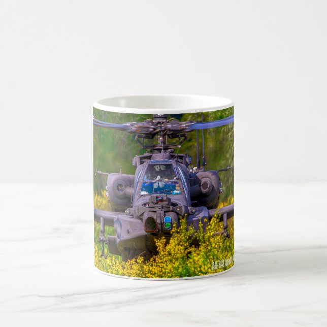 CANECA DE CAFÉ AH-64E APACHE GUARDIAN (Centro)