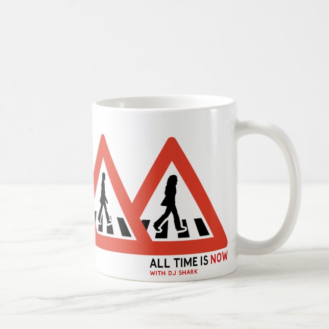 Caneca De Café Ah-Bee Road Cruzando (Direita)
