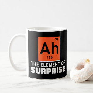 Caneca De Café Ah Elemento Surpresa Química Divertida Estudante