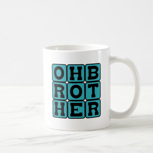 Caneca De Café Ah, Irmão, Frase de Desespero (Direita)