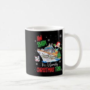 Caneca De Café Ah Navega É Uma Viagem de Cruzeiro de Natal 2025 F