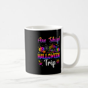 Caneca De Café Ah Navio É Uma Viagem De Halloween Cruzeiro Famili
