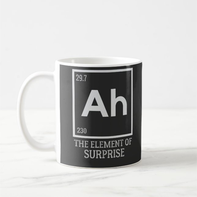 Caneca De Café Ah, o elemento das surpresas (Esquerda)
