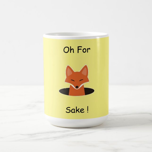 Caneca de Café Ah Pelo Amor de Raposa (Centro)