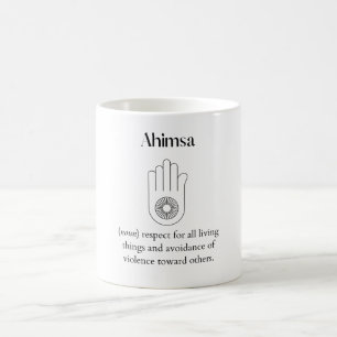 Caneca De Café Ahimsa Definition Mug