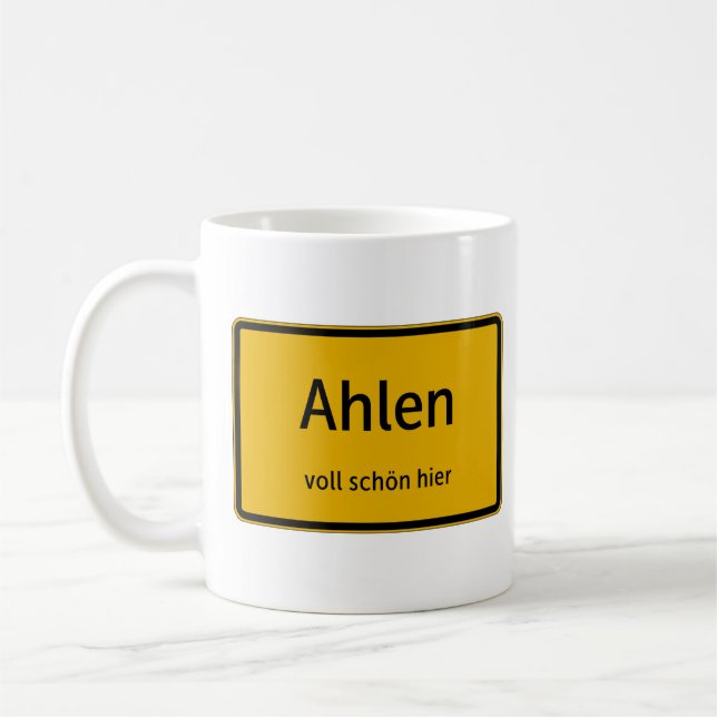 Caneca De Café Ahlen Tasse Kaffeetasse Teetasse (Esquerda)
