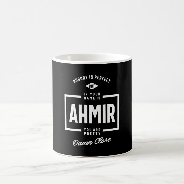 Caneca De Café Ahmir Personalizado Nome Aniversário Presente (Centro)