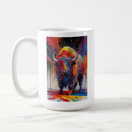 Caneca De Café AI Buffalo Art