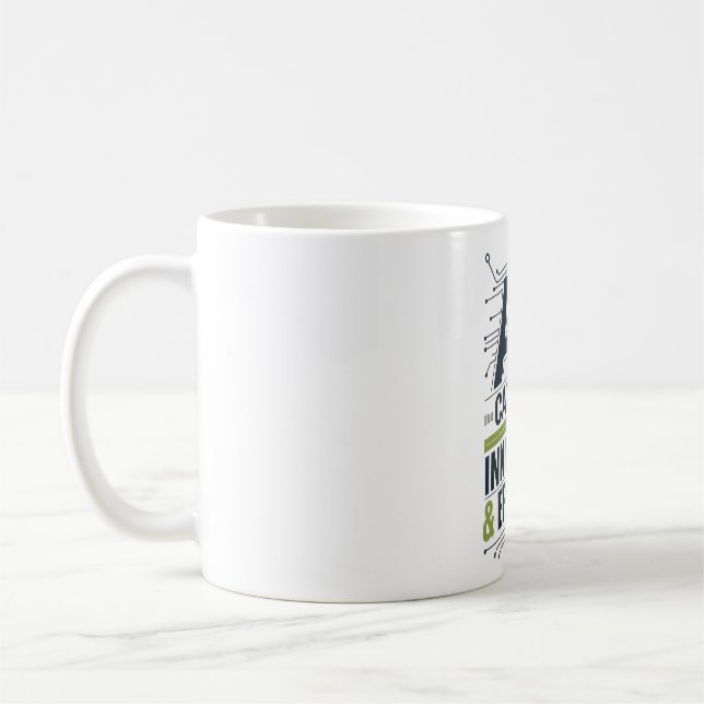 Caneca De Café AI - Catalisador para Inovação e Eficiência (Esquerda)