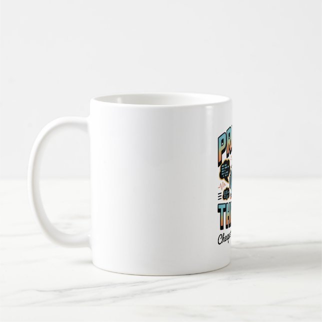 Caneca De Café AI Therapy Graphic – Prompt Engineering Design (Esquerda)