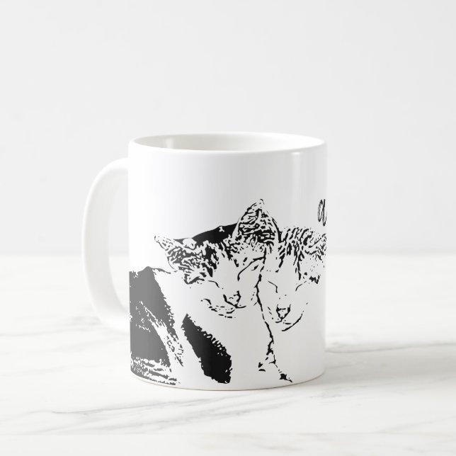 Caneca De Café Ailurofilia (Frente Esquerda)