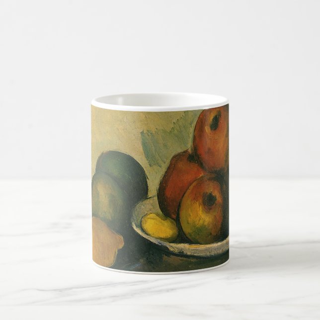 Caneca De Café "Ainda com as Maçãs" por Paul Cezanne (Centro)