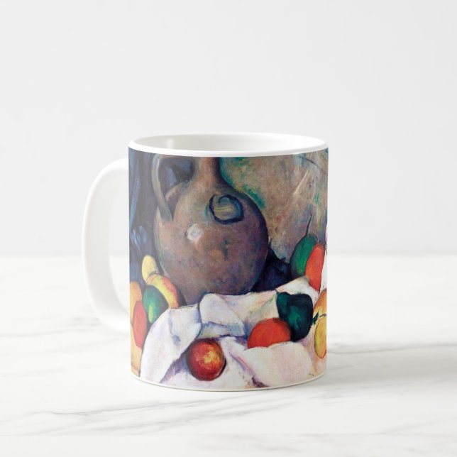 Caneca De Café Ainda com Frutas, Paul Cezanne (Frente Esquerda)