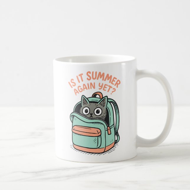 Caneca De Café Ainda É Verão? (Direita)