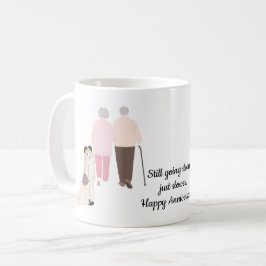 Caneca De Café Ainda forte, só que mais devagar Feliz Aniversário