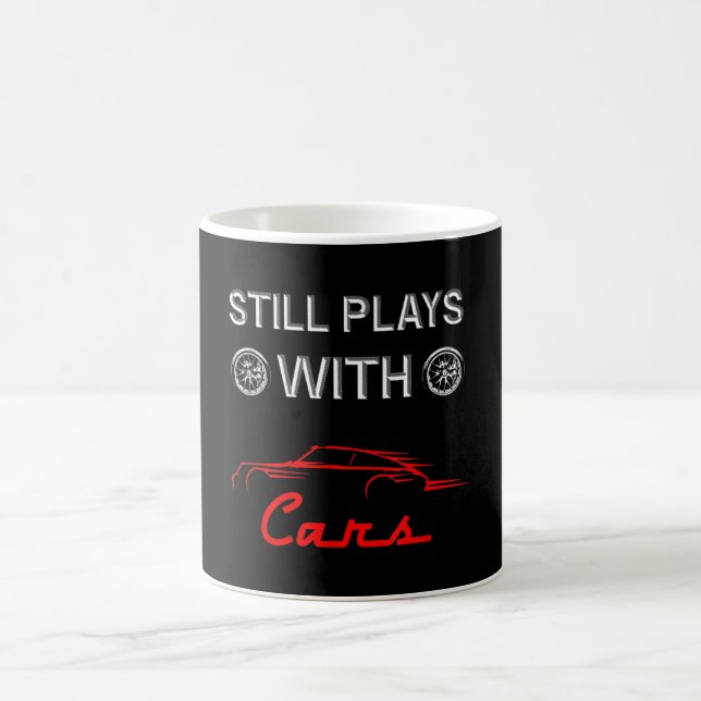 Caneca De Café Ainda Joga Com Carros Entusiastas (Centro)