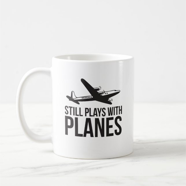 Caneca De Café Ainda jogos com planos - engenharia aeroespacial (Esquerda)