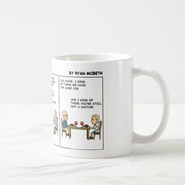 Caneca De Café Ainda não um doutor (Direita)