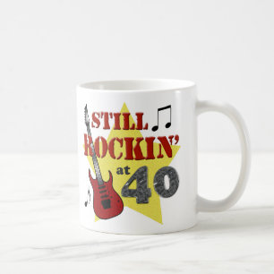 Caneca De Café Ainda Rockin em 40