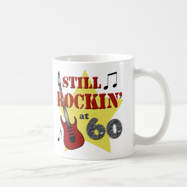 Caneca De Café Ainda Rockin em 60 (Direita)