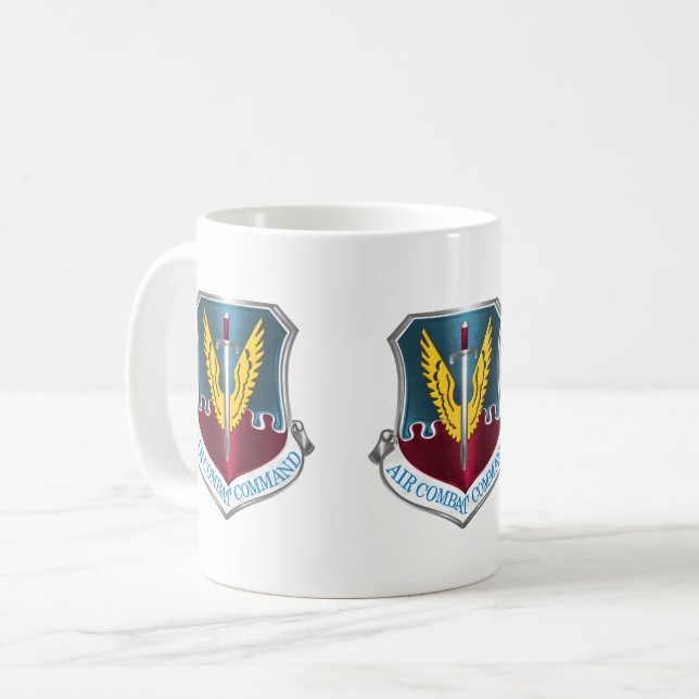 Caneca De Café Air Combat Command –“ACC” (Frente Esquerda)