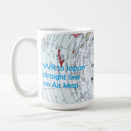 Caneca De Café Air Map