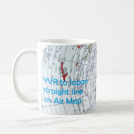 Caneca De Café Air Map