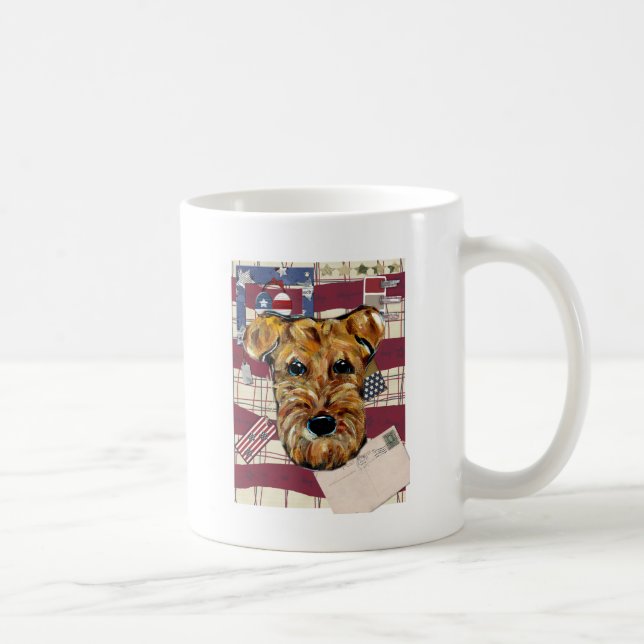 CANECA DE CAFÉ AIREDALE TERRIER (Direita)