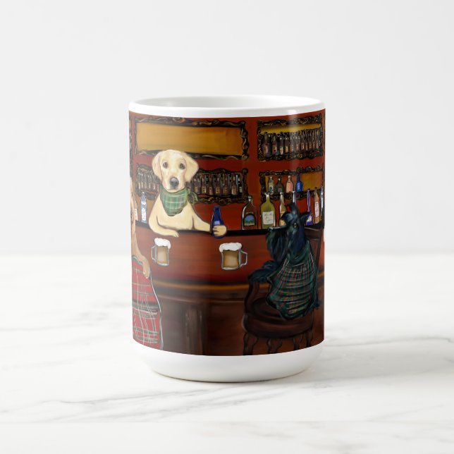 CANECA DE CAFÉ AIREDALE TERRIER  & AMIGOS       (Centro)