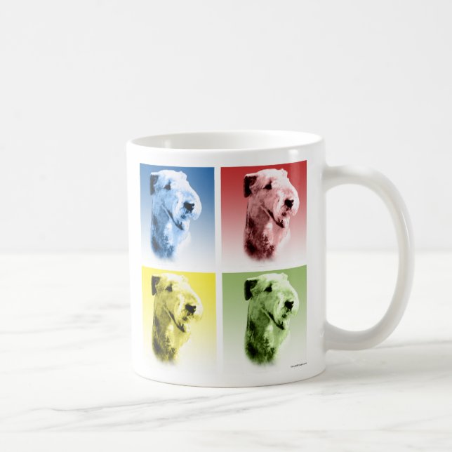 Caneca De Café Airedale Terrier Pop Art (Direita)