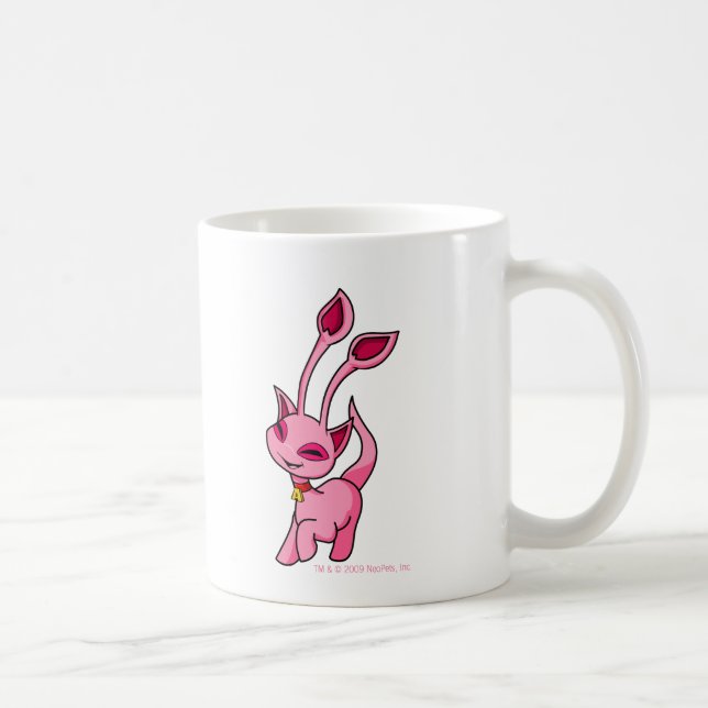 Caneca De Café Aisha cor-de-rosa Prancing (Direita)