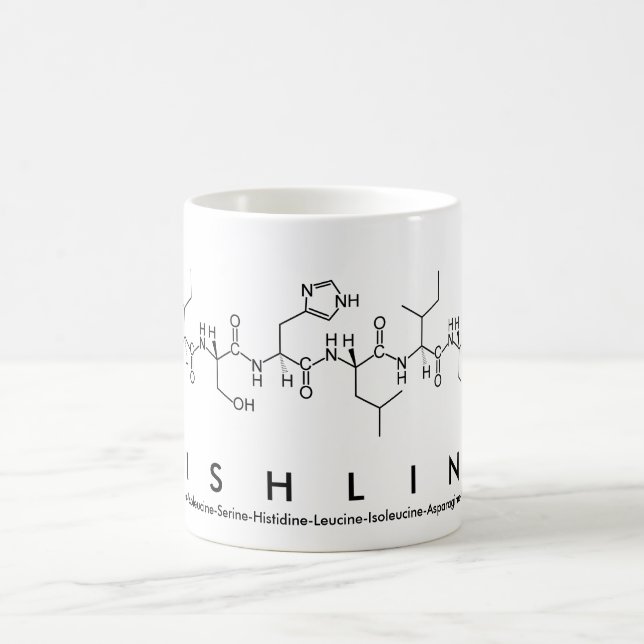 Caneca De Café Aishling peptide name mug (Centro)