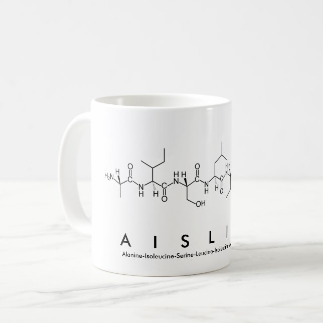 Caneca De Café Aislinn peptide mug (Frente Esquerda)