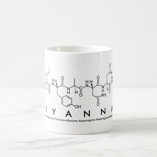 Caneca De Café Aiyanna peptide nome mug (Centro)