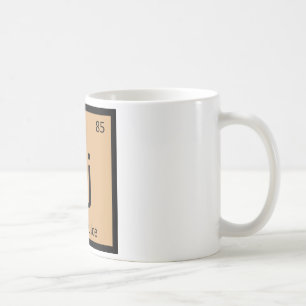 Caneca De Café Aj - Química do Suco de Maçã Símbolo da Tabela Per