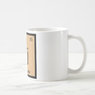Caneca De Café Aj - símbolo da mesa periódica da química do sumo