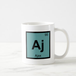 Caneca De Café Aj - Símbolo de Mesa Periódico de Química Grega