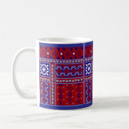 Caneca De Café Ajrak design Mug