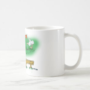 Caneca De Café Ajuda aberta - golfe